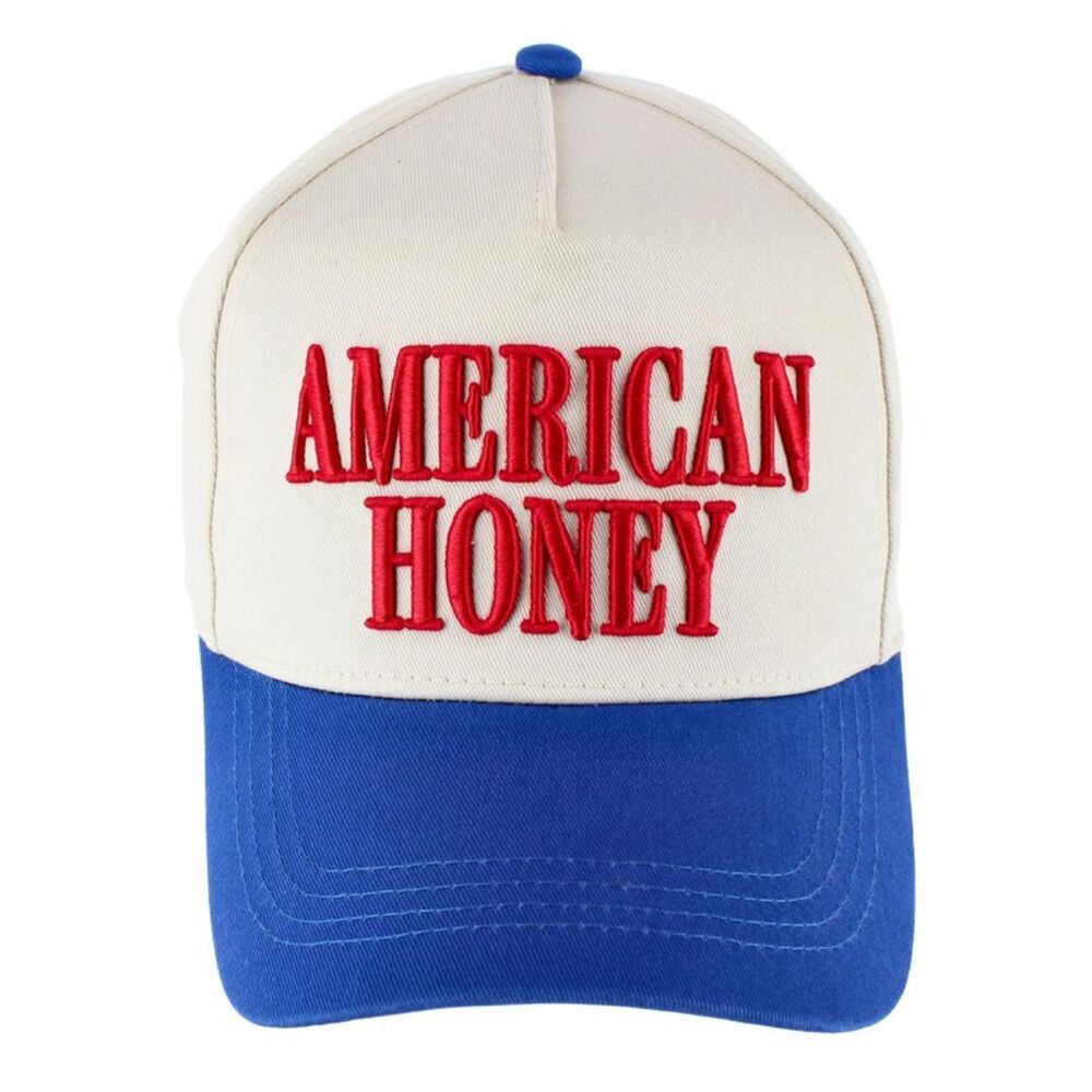 CTM Women's American Honey Two Tone Baseball Cap